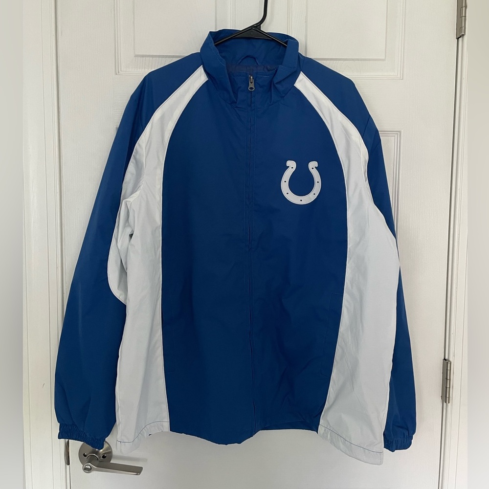 Indianapolis Colts NFL Full Zip Windbreaker
